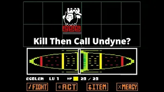 What Happens If You Call Papyrus & Undyne After Killing A Monster?