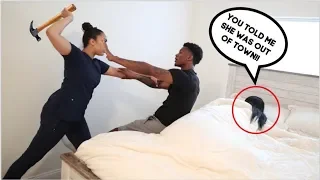 CAUGHT CHEATING IN BED WITH ANOTHER GIRL!  *SHE ATTACKS US*