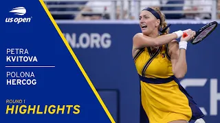 Petra Kvitova vs Polona Hercog Highlights | 2021 US Open Round 1