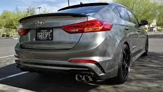 Custom Vibrant Axle-Back Exhaust | 2017 Hyundai Elantra Sport