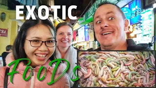 EXOTIC Vietnamese STREET FOOD | Walking the Streets of the OLD QUARTER Hanoi Vietnam |