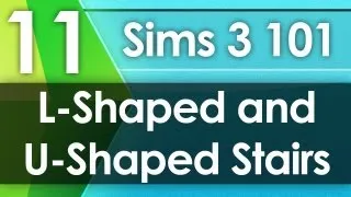 Sims 3 101 - L-Shaped and U-Shaped Stairs