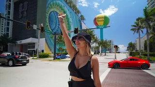 Walking Tour Hallandale Beach, Miami, Florida - USA | 4K  🇺🇸