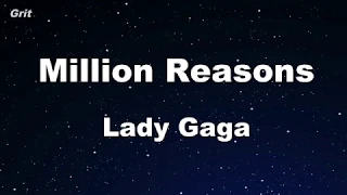 Million Reasons - Lady Gaga Karaoke 【No Guide Melody】 Instrumental