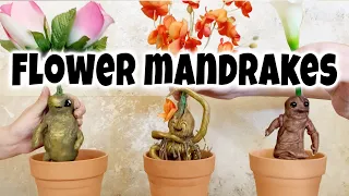 Making Polymer Clay Mandrakes inspired by Flowers!