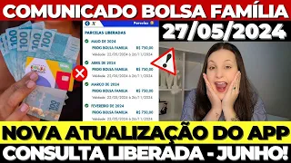 🚨ACABA DE SAIR! NOVA ATUALIZAÇÃO no APLICATIVO BOLSA FAMÍLIA: QUEM VAI RECEBER em JUNHO?