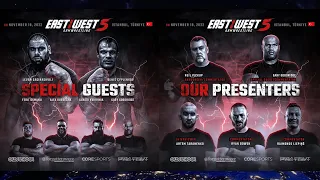 Special guests and presenters of East vs West 5