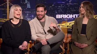 Interview with Bright Movie's Noomi Rapace, Edgar Ramirez and Lucy Fry