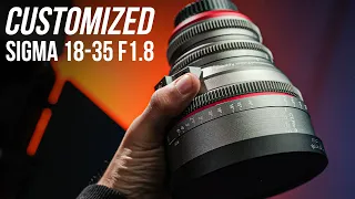 BUDGET CINE Sigma 18-35 vs Photo Sigma 18-35 // PCHood Cinematics rehoused lens review