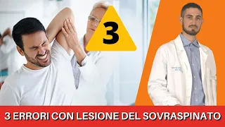 Sovraspinato ROTTO o LESIONATO: 3 errori da NON fare.