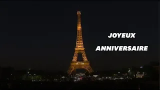 La tour Eiffel fête ses 130 ans avec un spectacle son et lumière