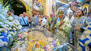 🙏 У день Успіння Божої Матері Предстоятель очолив богослужіння у Києво-Печерській Лаврі