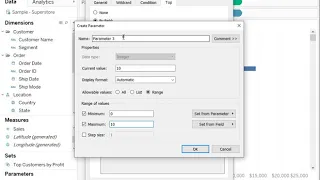 How to Display Top Customers Based on Parameter in Tableau