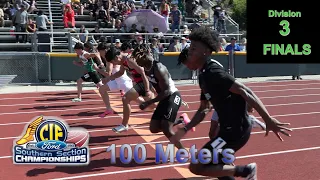 2023 TF - CIF-ss Finals (D3) - 100 (Boys)