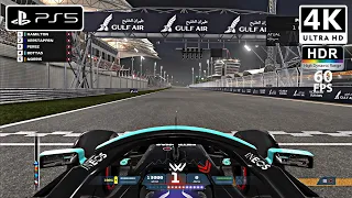 F1 2021 (PS5) Lewis Hamilton | Mercedes | Bahrain Grand Prix | Gameplay (4K ᵁᴴᴰ 60ᶠᵖˢ HDR)