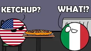 Italy the pizza slicer [Countryballs Animation]