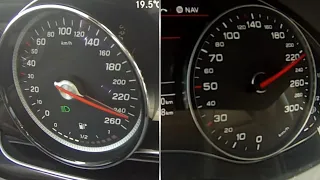 2016 Mercedes E220d vs 2016 Audi A6 2.0 TDI | Acceleration Comparison