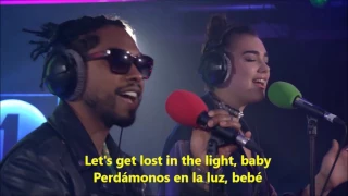 lost in your light - dua lipa feat miguel [español - inglés]