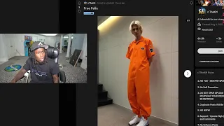 Kai Cenat reacts to xQc in Jail