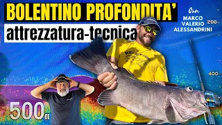 🦑BOLENTINO PROFONDITA' la guida completa per pescare con la barca negli abissi