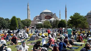 Hagia Sophia prayers: Iconic Istanbul building to hold first islamic service in 86 years