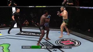 UFC 254. Phil Hawes vs Jacob Malkoun