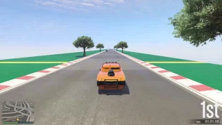 GTA 5 Top Speed Drag Race (Duke O'Death vs. Buccaneer Custom)
