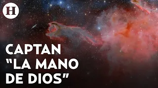 La NASA capta increíbles imágenes de "La Mano de Dios" a mil 300 años luz de la Tierra