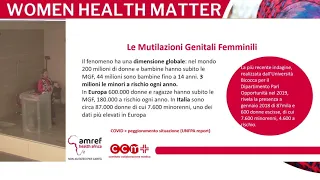 11. MGF: strategie efficaci di contrasto e prevenzione delle Mutilazioni Genitali Femminili
