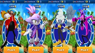 Sonic Dash - Boss Battle Eggman Vs Blaze Vs Tangle Vs Boss Battle Zazz Gameplay