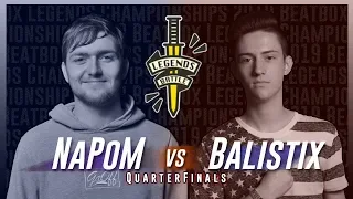 Napom vs Balistix | Beatbox Legends Championships 2019 | Top 8