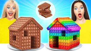 Schokolade vs Echtes Essen Challenge | Lustige Momente von Multi DO Fun Challenge