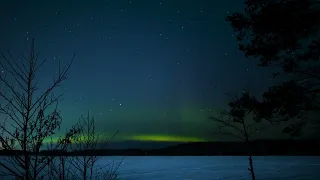 Северное сияние в Ленинградской области