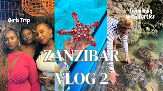 TRAVEL VLOG: Girls Trip to Zanzibar + Mnemba Island and Swimming with the Turtles