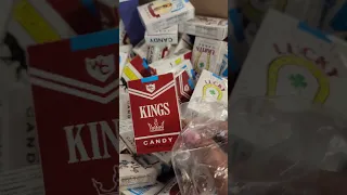 ASMR MOST SATISFYING SOUND KINGS CIGARETTES 🚬 CANDY #shortvideo #asmr