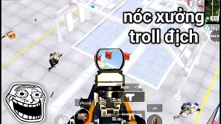 PUBG Mobile - Cách Leo Nóc Xưởng Tesla Ít Ai Biết | Troll Can Gas Với Thanh Niên IQ =))