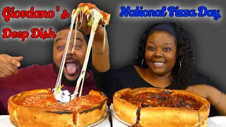 Giordano's Deep Dish Chicago Style Pizza | Extremely  Cheesy Happy National Pizza Day