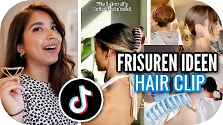 VIRALE HAIR CLIP FRISUREN AUS TIKTOK TESTEN 😱😍 | Sanny Kaur