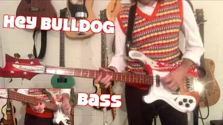 Hey Bulldog | Bass Cover | Isolated Rickenbacker