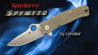 Spyderco Spymyto NEW Knife Flash Run with Lionsteel!