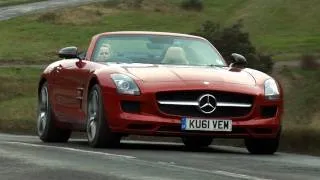 Mercedes SLS Roadster video review