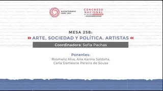 Congreso Nacional de Historia | Mesa 25 B: Arte, sociedad y política. Artistas