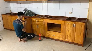 Woodworking Project Renovations Kitchen Room // How To Make Under Cabinet With Beautiful Drawers