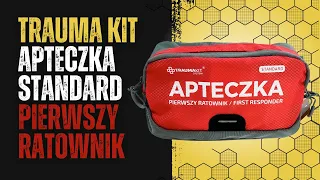 Apteczka STANDARD Pierwszy Ratownik TRAUMA KIT | AEDMAX.PL