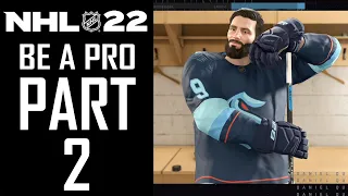 NHL 22 - Be A Pro Career - Part 2 - "Pre-Season"