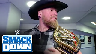 Brock Lesnar and Roman Reigns mess with each other before WrestleMania: SmackDown, March 25, 2022