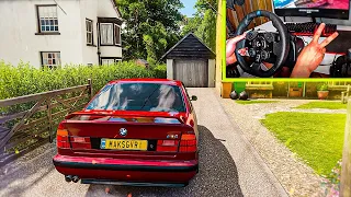 BMW e34 | ТАКИХ БОЛЬШЕ НЕ ДЕЛАЮТ | Logitech G923 gameplay