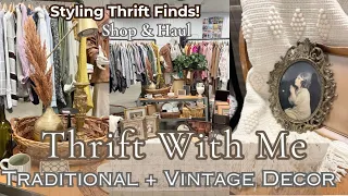 THRIFT WITH ME AT MY FAVORITE THRIFT STORE/THRIFTED HOME DECOR HAUL & HOW TO STYLE THRIFTED DECOR