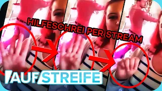 Stummer HILFESCHREI 🖐🏼✊🏼 Influencerin sendet NOTSIGNAL per Social Media! | Auf Streife | SAT.1