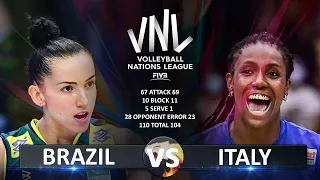 Brazil vs Italy | Women's VNL 2023